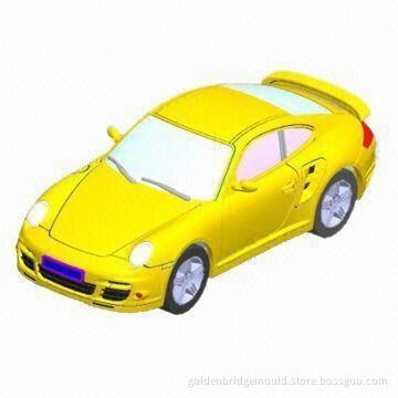 Mold and tooling design service for simulation car with yellow color